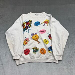 VTG Sesame Street Crewneck Sweatshirt Kids Youth Graphic